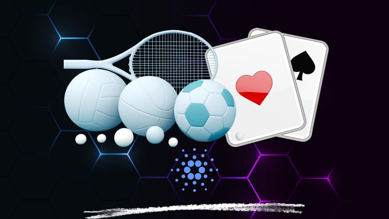 Cardano casino and live sport bet