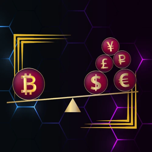 Bitcoin and traditional currencies